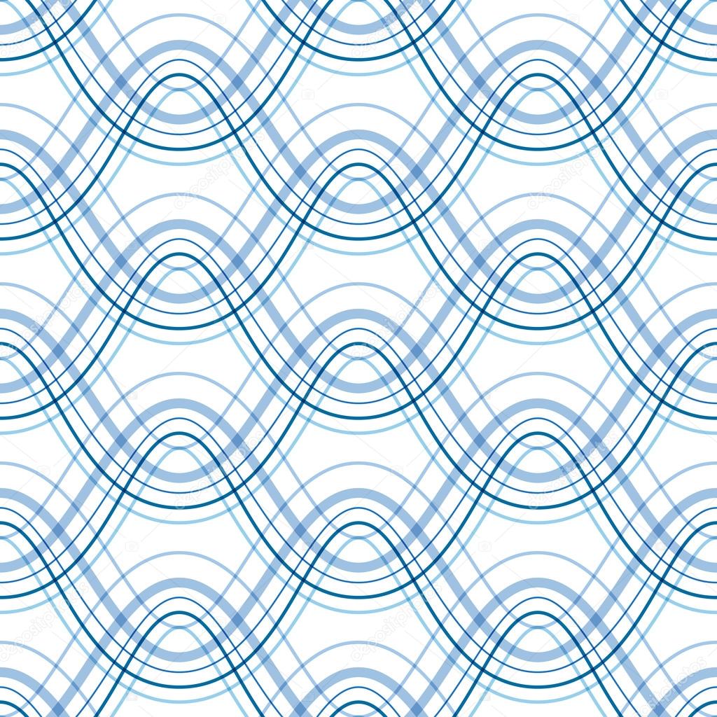 Abstract wavy seamless pattern