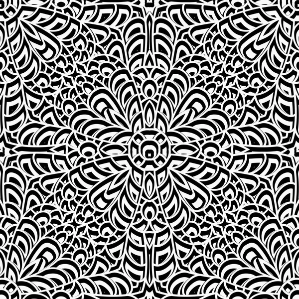 Vintage black and white pattern — Stock Vector