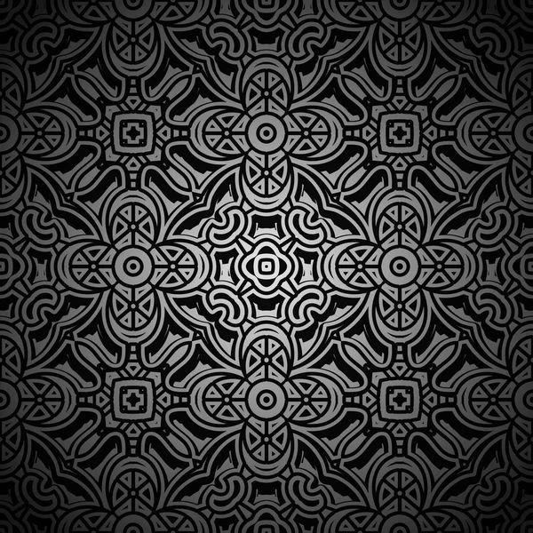 Zwart patroon — Stockvector