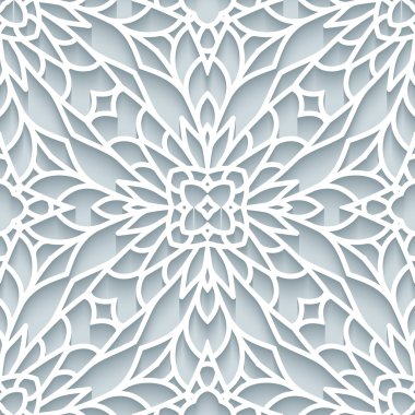 Kesme kağıt dantel doku, seamless modeli