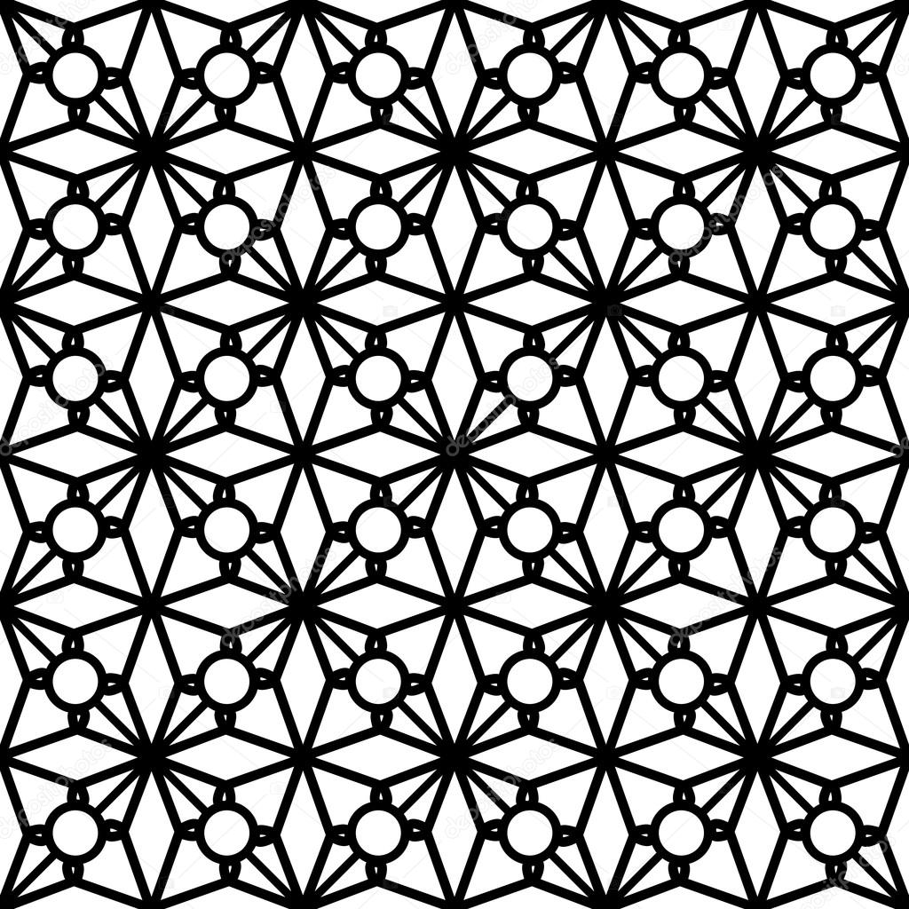 Black and white lace pattern