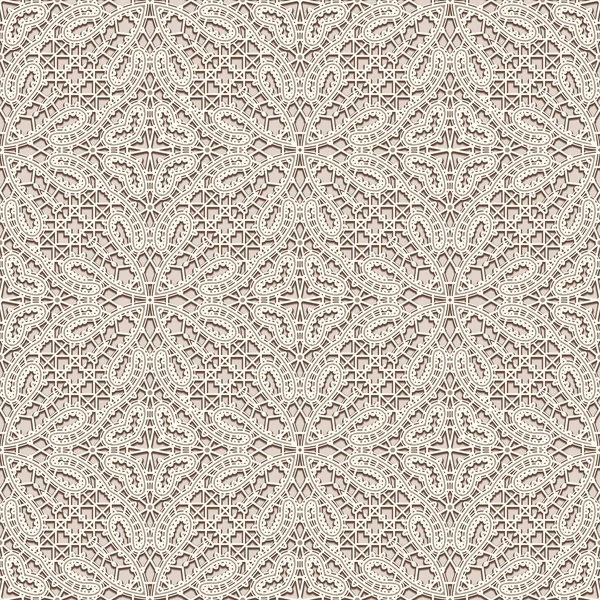 Vintage lace texture, seamless pattern — Stock Vector