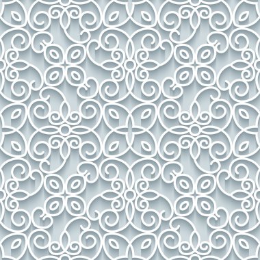 Kesme kağıt dantel doku, seamless modeli