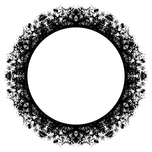 Circle grunge frame — Stock Vector