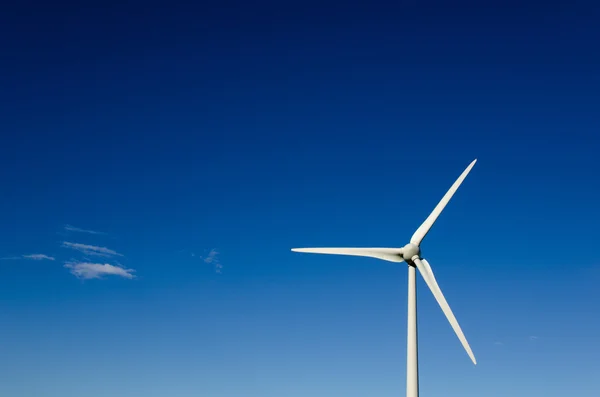 Windmill blades at blue sky — Stock Photo, Image