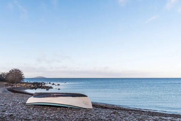 Roddbåt Välte Land Vid Havet Den Svenska Öland — Stockfoto