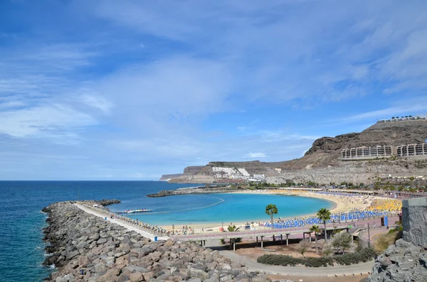 Playa de amadores auf den Kanarischen Inseln — Stockfoto