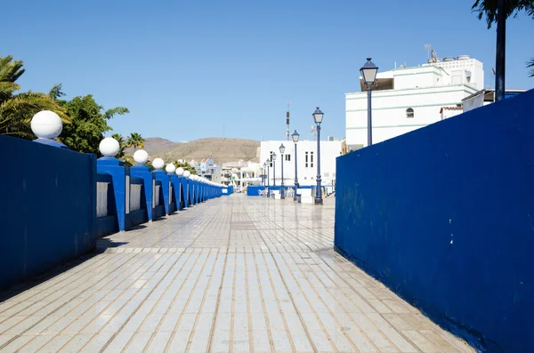 Vue sur la promenade à la station Arguineguin en Espagne — Photo