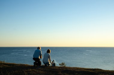 Üst düzey çift sahil tarafından