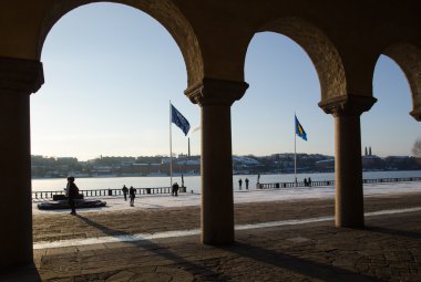 Görünüm üzerinden Stockholm City Hall