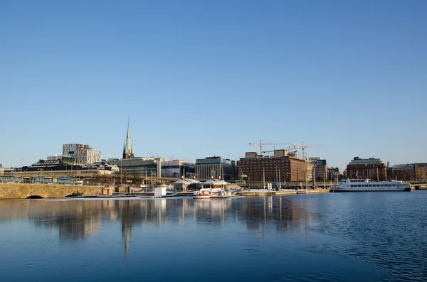 Cityscape downtown Stockholm İsveç — Stok fotoğraf