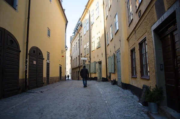 A cidade velha em stockholm, sueco — Fotografia de Stock