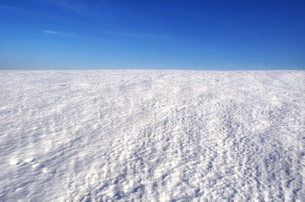 雪领域全景 — 图库照片