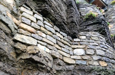 Antik taş duvar