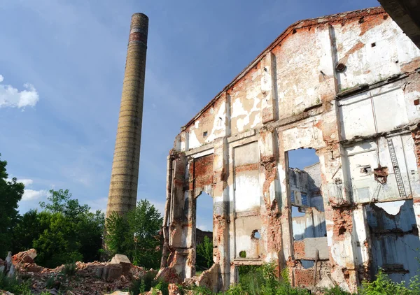 Továrna ruiny — Stock fotografie