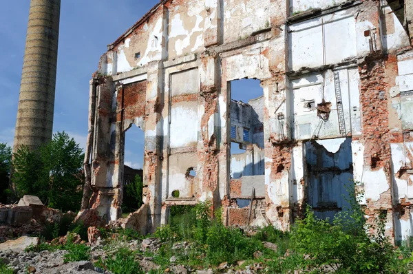 Fabriek ruïnes — Stockfoto