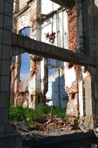 Fabriek ruïnes — Stockfoto