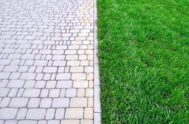 çim kaldırım sınırları