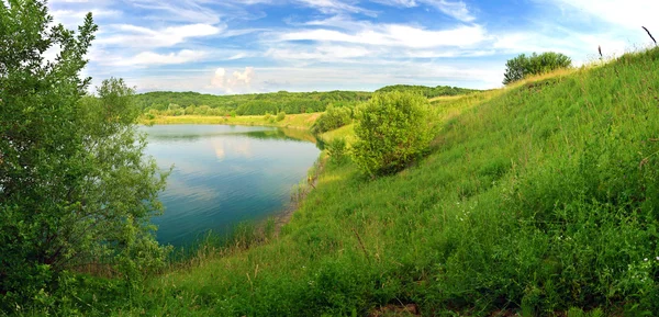 Grande vista do lago — Fotografia de Stock