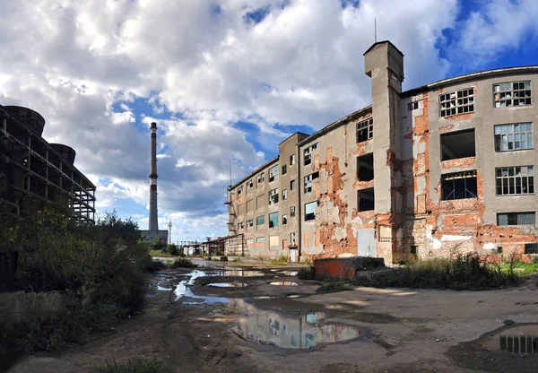 Εργοστάσιο ερείπια — Φωτογραφία Αρχείου