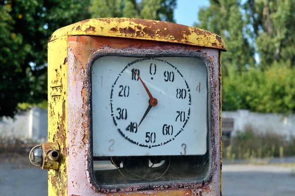 Oude gas station — Stockfoto