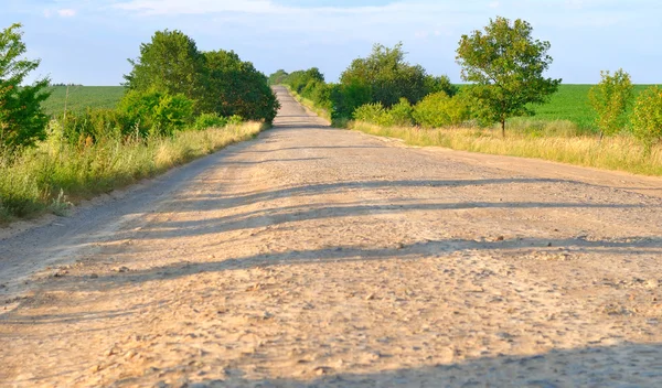 Carretera en campo — Foto de Stock