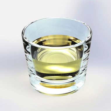 yarım bardak şarap