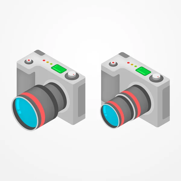 Isometrische Fotokamera — Stockvektor