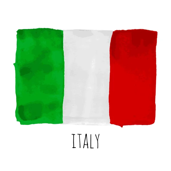 Bandera de Italia — Vector de stock