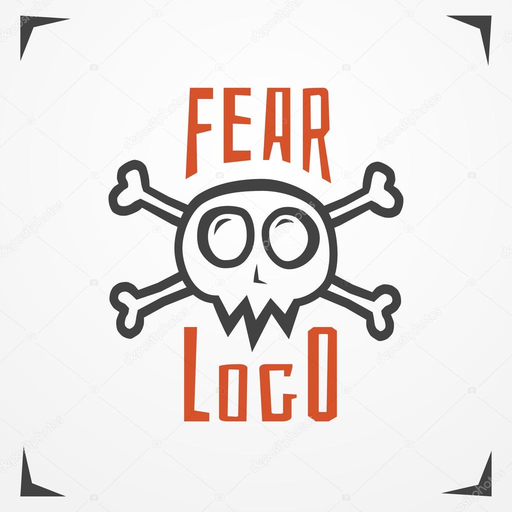 Skull fear logo