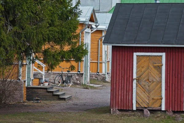 Старый двор . — стоковое фото