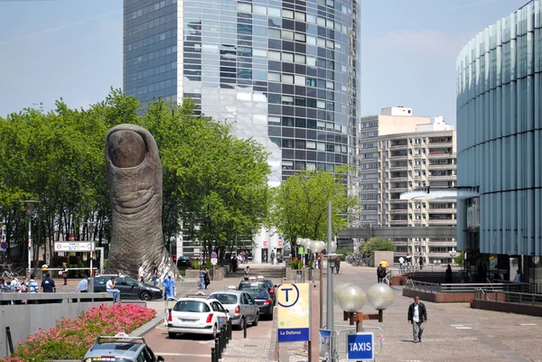 Monument to the finger. — Stock Photo, Image