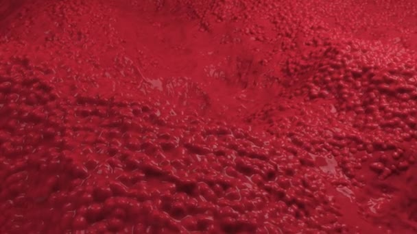 乳腺癌细胞正在生长 然后受到T细胞3D动画的攻击 — 图库视频影像
