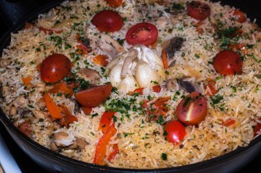 masada yemek hazırlama