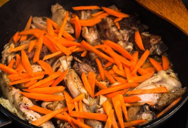 masada yemek hazırlama