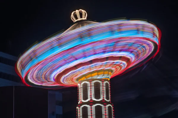 Freizeitpark bei Nacht — Stockfoto