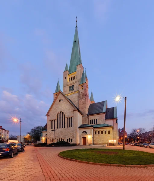 Kościół św Augustyna w Wrocław, Polska — Zdjęcie stockowe