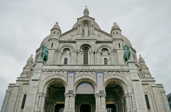 Sagrado Coeur Basílica do Sagrado Coração de Jesus Montmartre em — Fotografia de Stock