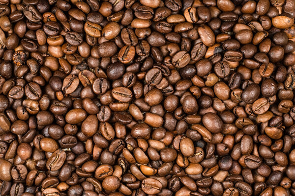 roasted coffee beans, can be used as a background