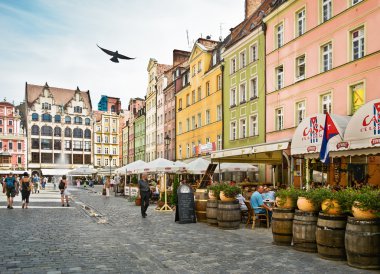 Wroclaw, Polonya. Pazar Meydanı