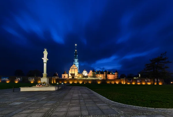 Czestochowa Jasna Gora kutsal gece.