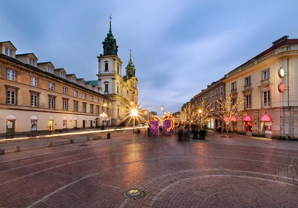 Świętego krzyża kościół w Warszawie — Zdjęcie stockowe
