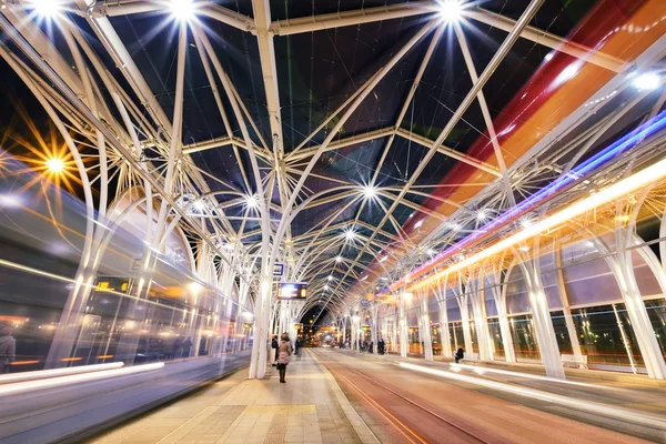 Modern mimaride muhteşem şehir Lodz, Polonya, Eur