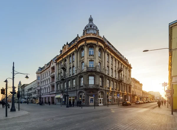 Lodz Piotrkowska Caddesi'ne mimarisi