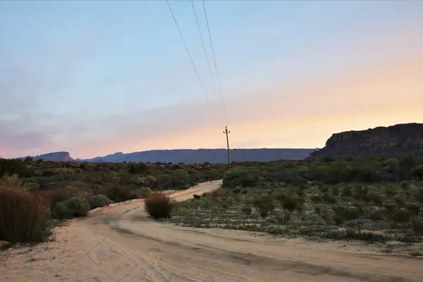 Güney Afrika 'da günbatımı 