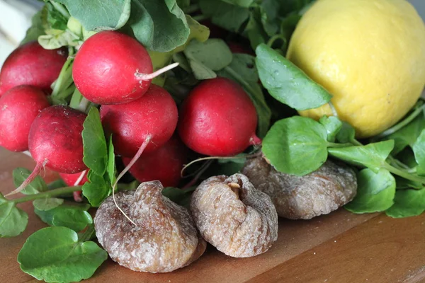 Ingredientes de salada turca — Fotografia de Stock