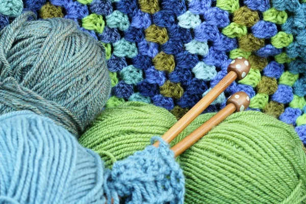 Yarn crafts — Stock Photo, Image