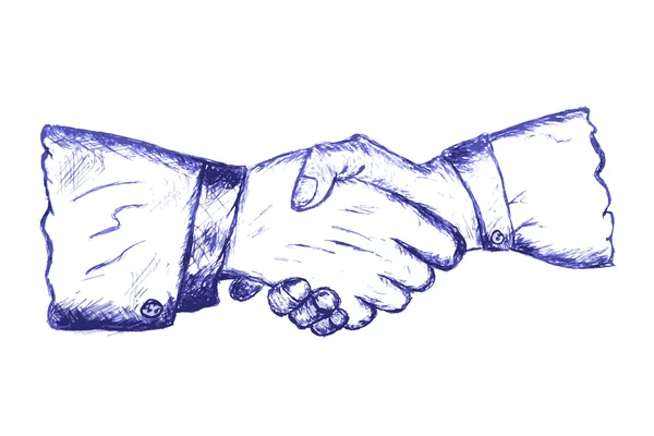 Two hand shaking — Stock Photo, Image