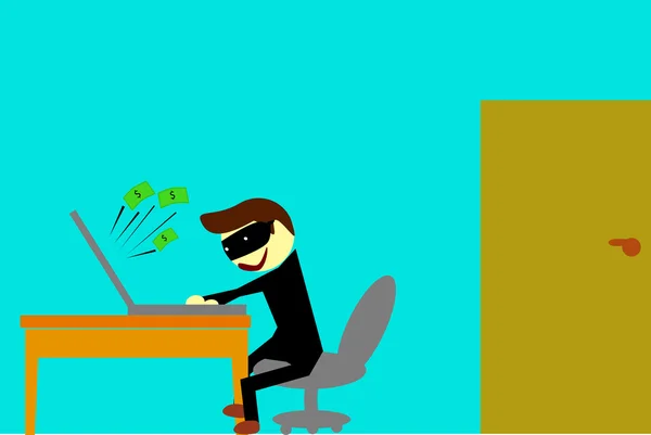 Illustration for cyber crime — Stock Photo, Image