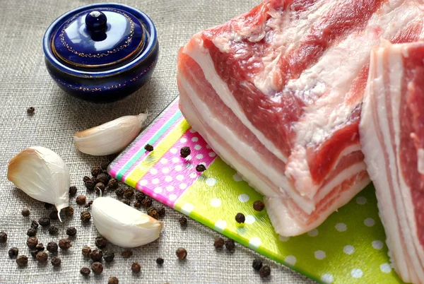Et, sarımsak ve baharat